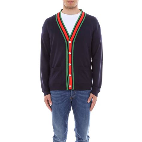 gucci cardigan homme|gucci sweater for men.